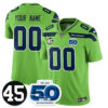 Seattle Seahawks Vapor Limited Custom Jersey – Honor Kenny Easley – All Stitched – Green Jersey