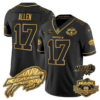 Buffalo Bills Mafia 2025 “Rivalries” Gold Vapor Limited Jersey – All Stitched – Black Gold – Josh Allen Jersey