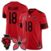 Chicago Bears ‘Stranger Things Edition’ Vapor Limited Jersey – All Stitched – Red – Caleb Williams Jersey