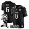 New York Giants 100th Seasons Gothic Gotham Edition Vapor Limited Jersey – All Stitched – Black – Jaxson Dart Jersey
