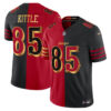 Men’s San Francisco 49ers 2025 Rivalries Vapor Limited Jersey V2 – All Stitched Split George Kittle – 85 Jersey