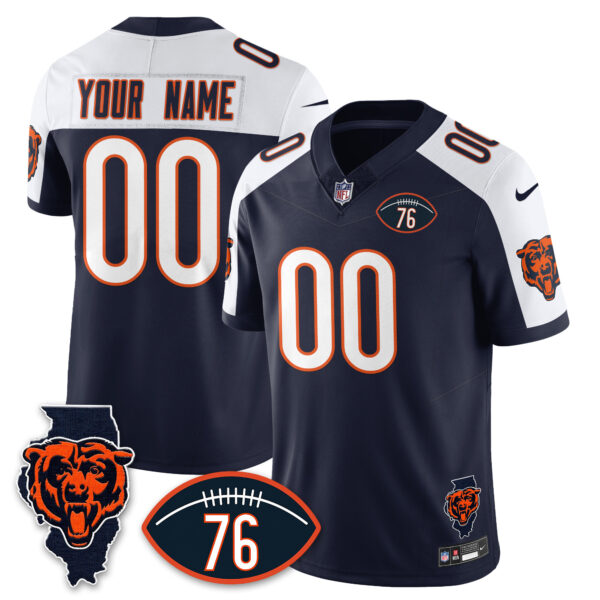 Chicago Bears Honor Steve McMichael Custom Jersey – All Stitched Men Alternate Jersey