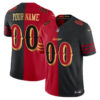 Custom San Francisco 49ers 2025 Rivalries Vapor Limited Jersey V2 – All Stitched Men Split Jersey