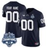 Penn State Nittany Lions Football 2025 Pinstripe Bowl Champions Custom Jersey – All Stitched – Navy Jersey