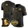 Denver Broncos AFC West Champions Throwback Gold Vapor Limited Jersey – All Stitched – Black Gold – Bo Nix Jersey
