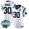 Carolina Panthers NFC South Division Champions Vapor Limited Jersey – All Stitched – White – Chuba Hubbard Jersey