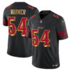 Women’s San Francisco 49ers 2025 Rivalries Vapor Limited Jersey V2 – All Stitched Black Rivalries Fred Warner – 54 Jersey