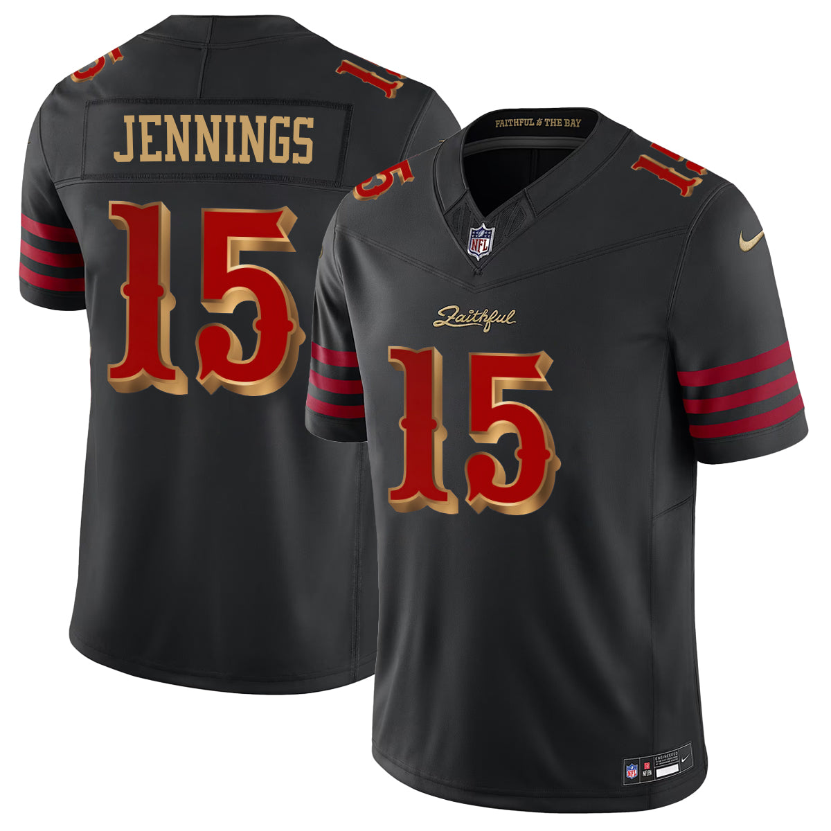 San Francisco 49ers Vapor F.U.S.E. Limited Rivalry Series Jersey – All Stitched – Jauan Jennings Jersey