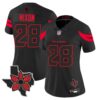 Women’s Houston Texans ‘Stranger Things Edition’ Vapor Limited Jersey – All Stitched – Black – Joe Mixon Jersey