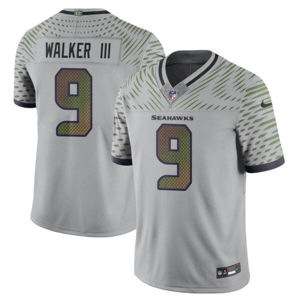 Seattle Seahawks F.U.S.E. Limited Rivalry Series Jersey – All Stitched Men Kenneth Walker III – 9 Jersey
