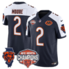 Chicago Bears 2025 NFC North Champions Patch Jersey V2 – All Stitched – Navy Alternate – DJ Moore Jersey