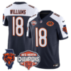 Chicago Bears 2025 NFC North Champions Patch Jersey V2 – All Stitched – Navy Alternate – Caleb Williams Jersey
