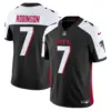 Mens Atlanta Falcons 2024 Vapor Limited Jersey Bijan Robinson Jersey Black Alternate