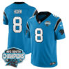 Carolina Panthers NFC South Division Champions Vapor Limited Jersey – All Stitched – Blue – Jaycee Horn Jersey