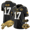Buffalo Bills Mafia 2025 “Rivalries” Gold Vapor Limited Jersey – All Stitched – Black Limited – Josh Allen Jersey