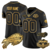 Buffalo Bills Mafia 2025 “Rivalries” Gold Vapor Limited Custom Jersey – All Stitched – Black Gold – James Cook Jersey