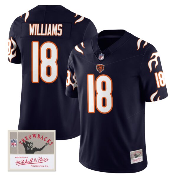 Chicago Bears 2006 Legacy Vapor Limited Jersey – All Stitched – Navy – Caleb Williams Jersey