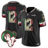 Los Angeles Rams 2025 Mexico Vapor Limited Jersey – All Stitched – Black – Puka Nacua Jersey