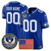 Seattle Seahawks “United States 250th Anniversary Patch” Vapor Limited Custom Jersey – All Stitched – Royal Jersey