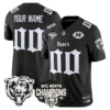 Custom Chicago Bears ‘Gothic Midway Legacy’ NFC North Champions Patch Vapor Limited Jersey – All Stitched – Black Jersey