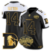 Denver Broncos AFC West Champions Throwback Gold Vapor Limited Jersey – All Stitched – Black Alternate – Courtland Sutton Jersey