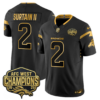 Denver Broncos AFC West Champions Patch Gold Vapor Limited Jersey – All Stitched – Black Gold – Patrick Surtain II Jersey