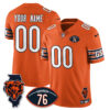 Chicago Bears Honor Steve McMichael Custom Jersey – All Stitched Men Orange Jersey