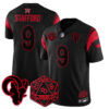Los Angeles Rams Stranger Things Vapor Limited Jersey – All Stitched – Black – Matthew Stafford Jersey