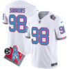 Men’s Titans 1997 Throwback Vapor Limited Jersey – All Stitched White Jeffery Simmons Jersey