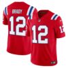 New England Patriots Throwback Vapor Limited Jersey – All Stitched – Red – Tom Brady Jersey
