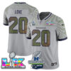 Seattle Seahawks 2025 NFC Champions Vapor Limited Jersey V2 – All Stitched – Wolf Gray – Julian Love Jersey