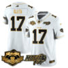 Buffalo Bills2025 Bills Mafia Patch Gold Vapor Limited Jersey – All Stitched – White Gold – Josh Allen Jersey