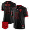 Tampa Bay Buccaneers ‘Stranger Things Edition’ Vapor Limited Jersey – All Stitched – Black – #11 Eleven Jersey