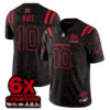 New England Patriots ‘Stranger Things Edition’ Vapor Limited Jersey – All Stitched – Black Limited – Drake Maye Jersey