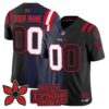 New England Patriots ‘Upside Down Edition’ Vapor Limited Custom Jersey – All Stitched – Men – Navy-Black Jersey