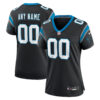 Carolina Panthers Women’s Custom Game Jersey – Black