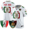 Las Vegas Raiders Mexico Vapor Limited Custom Jersey – All Stitched – White Jersey