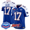 Buffalo Bills 2025 Bills Mafia & Farewell Season Patch Vapor Limited Jersey – All Stitched – Royal Alternate – Josh Allen Jersey