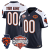 Chicago Bears 2025 NFC North Champions Patch Jersey V2 – All Stitched – Navy Alternate – D’Andre Swift Jersey