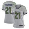 Women's Seattle Seahawks #21 Devon Witherspoon Gray Super Bowl LX Rivalries Collection Game Stitched Jersey
