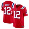 Youth New England Patriots #12 Tom Brady Red F.U.S.E. Vapor Limited Stitched Football Jersey