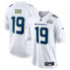 Youth Seattle Seahawks #19 Jake Bobo White Super Bowl LX Patch Tundra Fashion Game Jersey