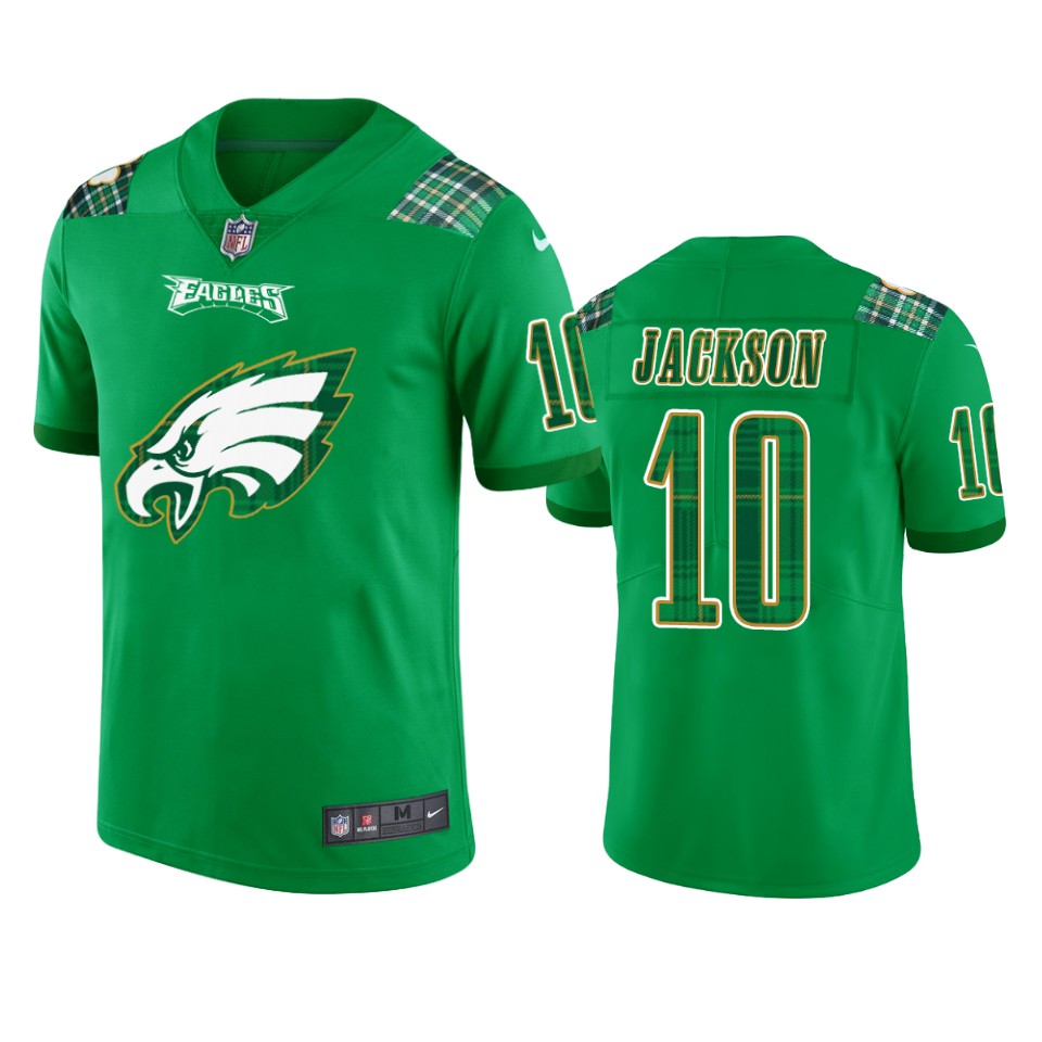 Eagles DeSean Jackson St. Patricks Day Kelly Green Jersey Mens