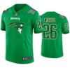 New England Patriots #26 Sony Michel Jersey St. Patricks Day Kelly Green Lucky Men