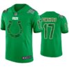 Indianapolis Colts #17 Devin Funchess Jersey St. Patricks Day Kelly Green Mens