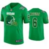 Baker Mayfield Cleveland Browns #6 Jersey St. Patricks Day Kelly Green Lucky Men