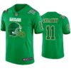 Antonio Callaway Cleveland Browns #11 Jersey St. Patricks Day Kelly Green Lucky Men