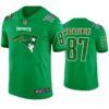 New England Patriots #87 Rob Gronkowski Jersey St. Patricks Day Kelly Green Lucky Men