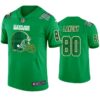 Jarvis Landry Cleveland Browns #80 Jersey St. Patricks Day Kelly Green Lucky Men