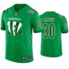 Jessie Bates III Cincinnati Bengals #30 Jersey St. Patricks Day Kelly Green Lucky Men